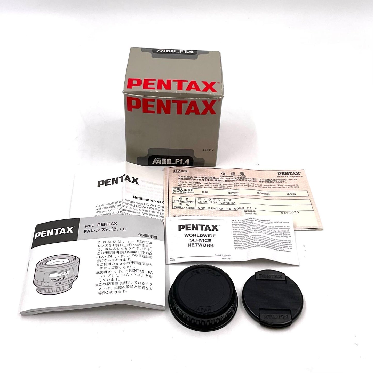 【全額返金保証】【最速発送】PENTAX FA50mm F1.4 動作確認済
