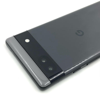 【全額返金保証】【最速発送】Google Pixel 6a 128GB チャコール au SIMフリー GB17L 白ロム 動作確認済