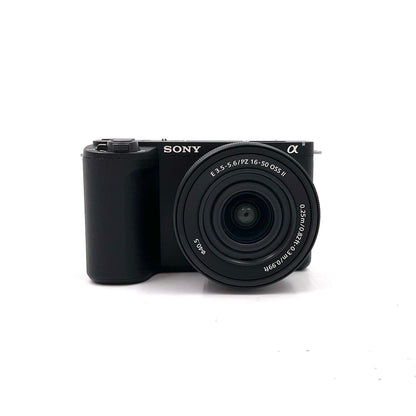 【全額返金保証】【最速発送】Sony デジタル一眼 VLOGCAM ZV-E10M2K パワーズームレンズキット ブラック 美品 動作確認済