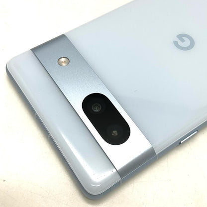 【全額返金保証】【最速発送】Google Pixel 7a 128GB Sea au G82U8 白ロム 美品 動作確認済