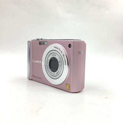 【全額返金保証】【最速発送】Panasonic コンパクトデジタルカメラ LUMIX DMC-FS20 ピンク 美品 動作確認済
