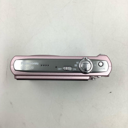 【全額返金保証】【最速発送】Panasonic コンパクトデジタルカメラ LUMIX DMC-FS20 ピンク 美品 動作確認済
