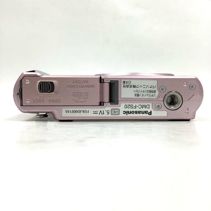 【全額返金保証】【最速発送】Panasonic コンパクトデジタルカメラ LUMIX DMC-FS20 ピンク 美品 動作確認済