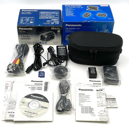 【全額返金保証】【最速発送】Panasonic HDC-TM90 内蔵メモリー64GB シルバー 美品 動作確認済