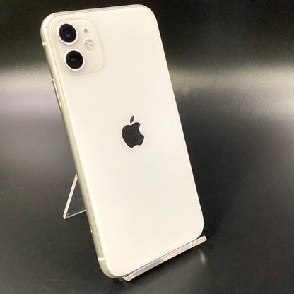 【全額返金保証】【最速発送】Apple iPhone iPhone 11 128GB ホワイト SIMフリー 白ロム 動作確認済 76%