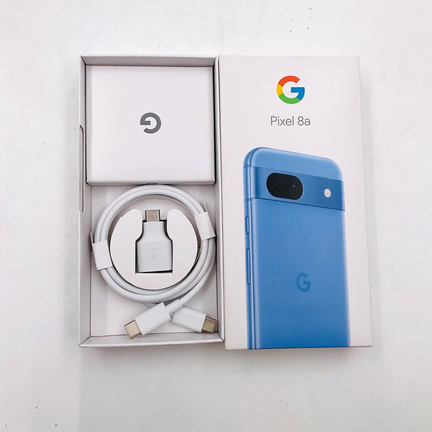 【全額返金保証】【最速発送】Google Pixel 8a 128GB au SIMフリー G576D 白ロム 美品 動作確認済