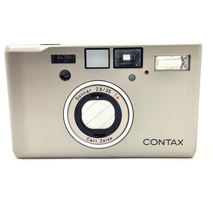 【全額返金保証】【最速発送】CONTAX T3 ダブルティース [チタンシルバー] 美品 動作確認済