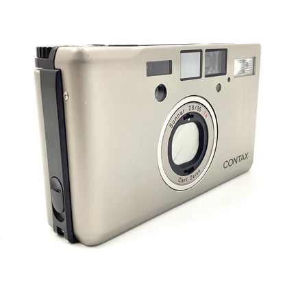 【全額返金保証】【最速発送】CONTAX T3 ダブルティース [チタンシルバー] 美品 動作確認済
