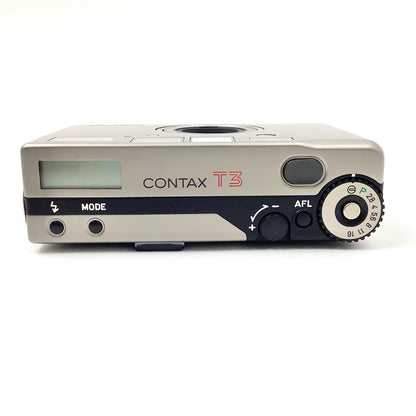 【全額返金保証】【最速発送】CONTAX T3 ダブルティース [チタンシルバー] 美品 動作確認済
