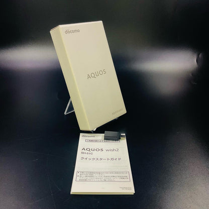 【全額返金保証】【最速発送】SHARP AQUOS wish2 64GB ホワイト docomo SH-51C 白ロム 美品 動作確認済