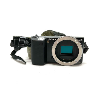 【全額返金保証】【最速発送】Sony デジタル一眼 NEX-5 ブラック 美品 動作確認済