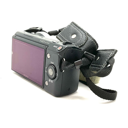 【全額返金保証】【最速発送】Sony デジタル一眼 NEX-5 ブラック 美品 動作確認済
