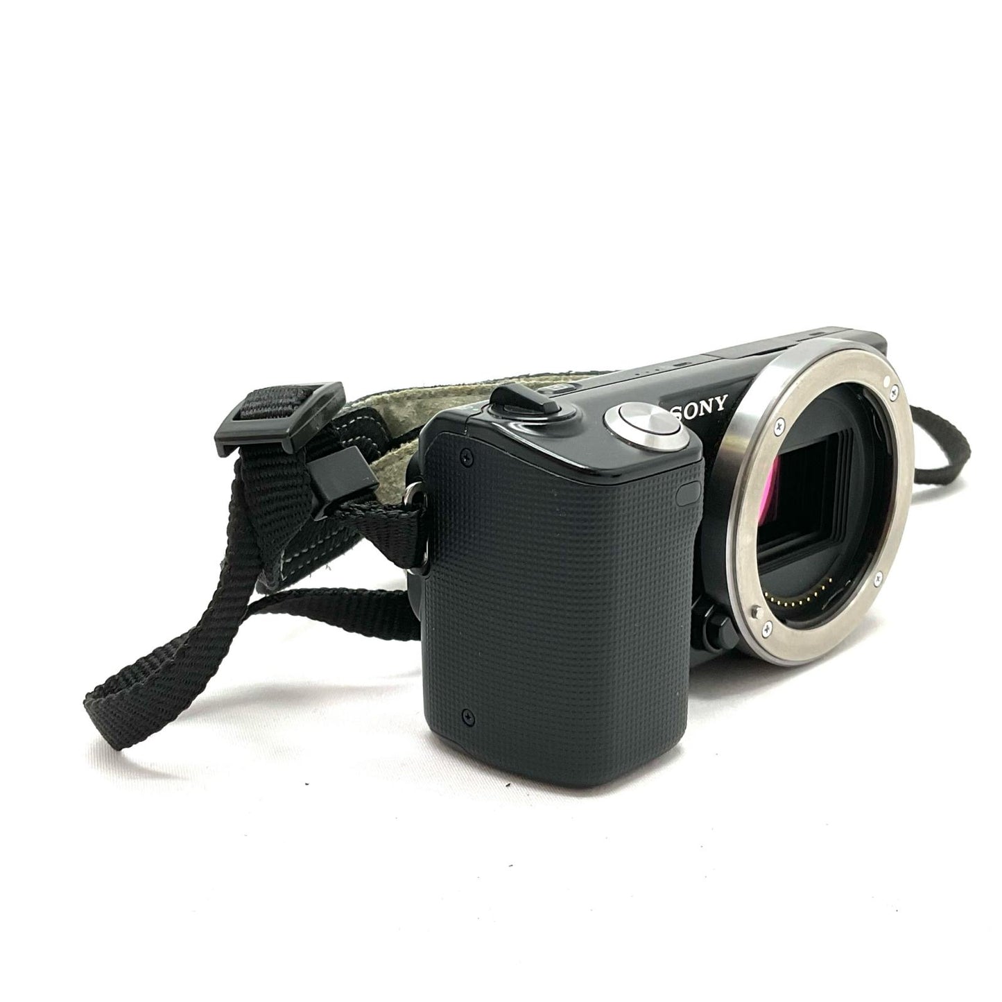 【全額返金保証】【最速発送】Sony デジタル一眼 NEX-5 ブラック 美品 動作確認済