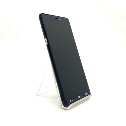 【全額返金保証】【最速発送】SHARP シンプルスマホ5 32GB ネイビーブルー Softbank A001SH 動作確認済