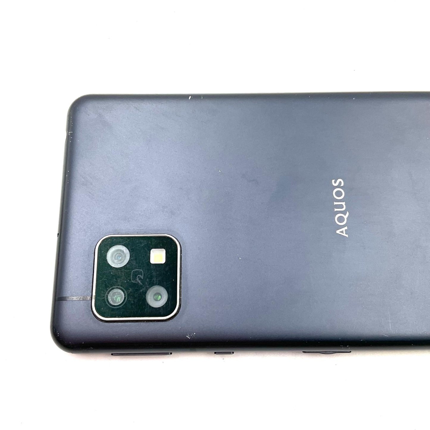 【最速発送】SHARP AQUOS sense5G 64GB ブラック Softbank A004SH 白ロム【難有】