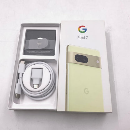 【全額返金保証】【最速発送】Google Pixel pixel7 128GB レモングラス au SIMフリー Ｇ03Ｚ5 動作確認済