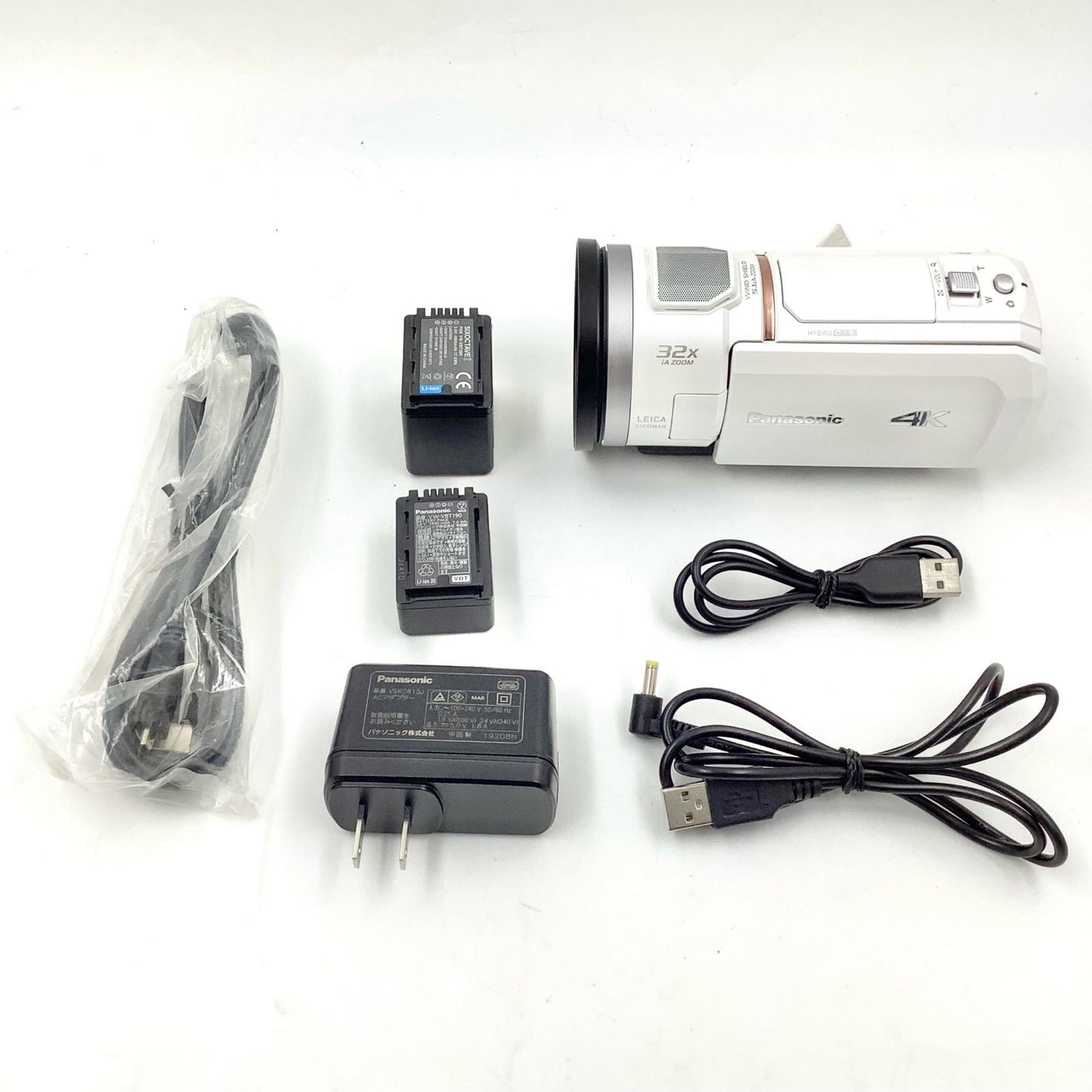 【全額返金保証】【最速発送】Panasonic HC-VX1M ホワイト 超美品 動作確認済