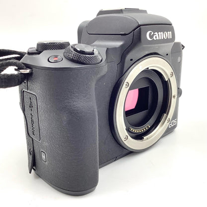 【全額返金保証】【最速発送】Canon デジタル一眼 EOS Kiss M ボディ [ブラック] 動作確認済