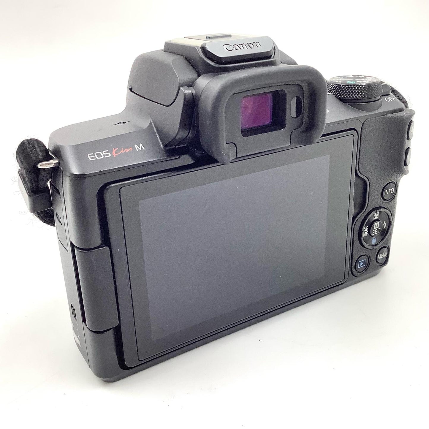 【全額返金保証】【最速発送】Canon デジタル一眼 EOS Kiss M ボディ [ブラック] 動作確認済