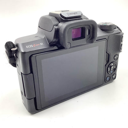 【全額返金保証】【最速発送】Canon デジタル一眼 EOS Kiss M ボディ [ブラック] 動作確認済