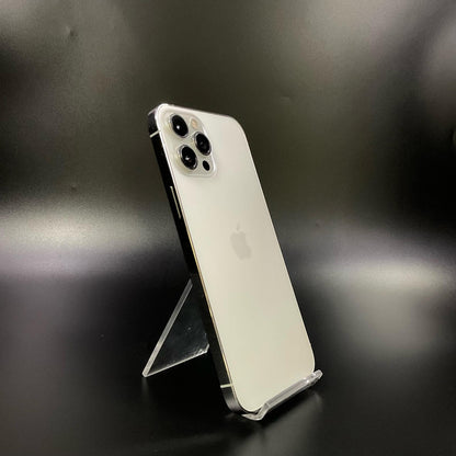 【全額返金保証】【最速発送】Apple iPhone iPhone 12 Pro Max 128GB シルバー 楽天モバイル SIMフリー 白ロム 動作確認済 80%