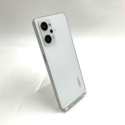 【全額返金保証】【最速発送】OPPO Reno 9A 128GB ムーンホワイト 楽天モバイル SIMフリー CPH2523 白ロム 美品 動作確認済