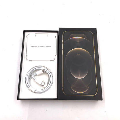 【全額返金保証】【最速発送】Apple iPhone iPhone 12 Pro 128GB ゴールド Softbank SIMフリー 白ロム 美品 動作確認済 80%