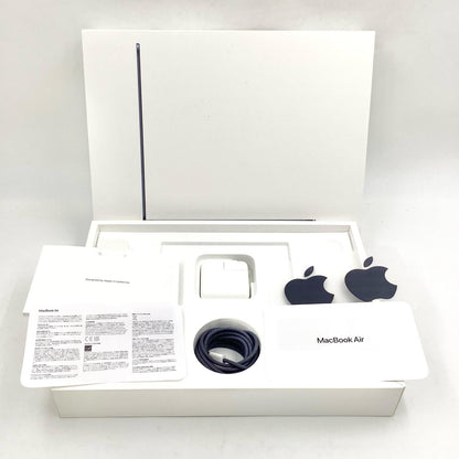 【全額返金保証】【最速発送】Apple MacBook Air 13インチ 2022 Apple M2 16GB 256GB ミッドナイト 100% 美品 動作確認済