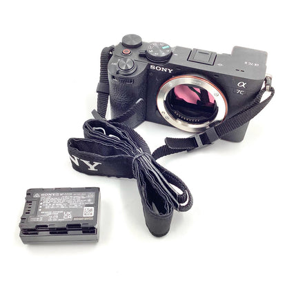 【全額返金保証】【最速発送】Sony デジタル一眼 α7C II ILCE-7CM2 ボディ ブラック 超美品 動作確認済
