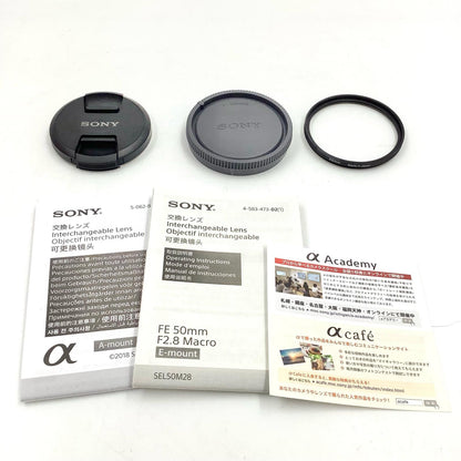 【全額返金保証】【最速発送】Sony FE 50mm F2.8 Macro SEL50M28 超美品 動作確認済