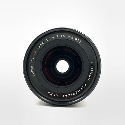 【全額返金保証】【最速発送】FUJIFILM フジノンレンズ XF18mmF1.4 R LM WR 美品 動作確認済