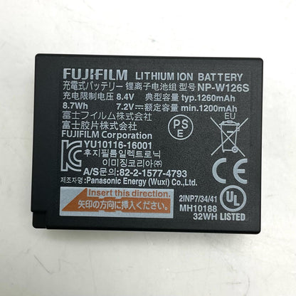 【全額返金保証】【最速発送】FUJIFILM NP-W126S 超美品 動作確認済