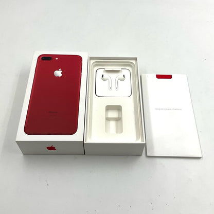 【全額返金保証】【最速発送】Apple iPhone iPhone 7 Plus 128GB レッド au 白ロム 動作確認済 62%