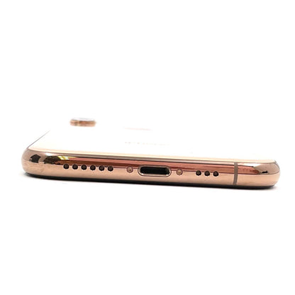 【全額返金保証】【最速発送】Apple iPhone iPhone XS 64GB ゴールド au 白ロム 美品 動作確認済 82%