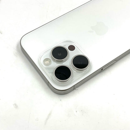 【全額返金保証】【最速発送】Apple iPhone iPhone 15 Pro 128GB ホワイトチタニウム SIMフリー 白ロム 美品 動作確認済 87%