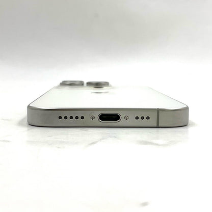 【全額返金保証】【最速発送】Apple iPhone iPhone 15 Pro 128GB ホワイトチタニウム SIMフリー 白ロム 美品 動作確認済 87%