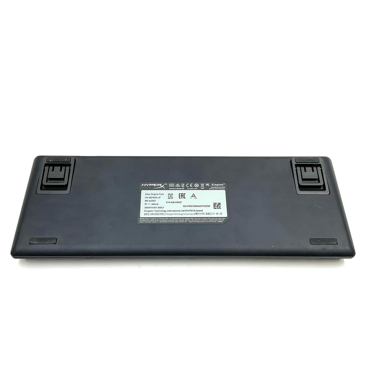 【全額返金保証】【最速発送】HyperX Alloy Origins Core HX-KB7RDX-JP 赤軸 HX-KB7RDX-JP 美品 動作確認済