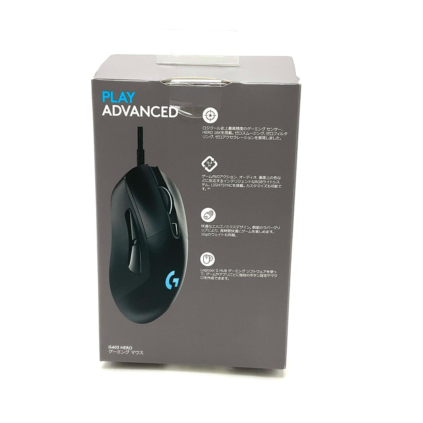 【全額返金保証】【最速発送】Logicool G G403 HERO G403H 美品 動作確認済