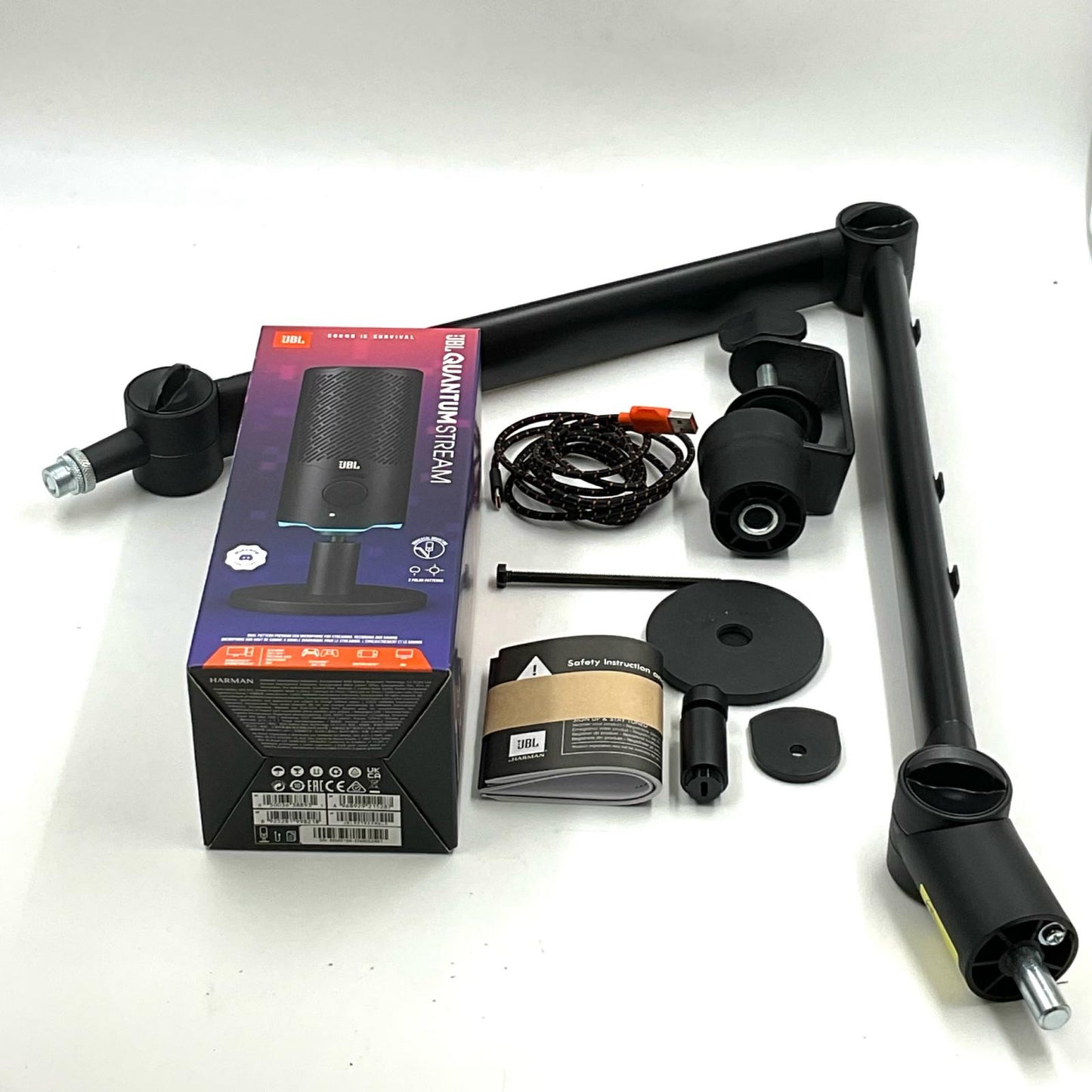 【全額返金保証】【最速発送】JBL USBマイク Quantum STREAM JBLQSTREAMBLK 美品 動作確認済