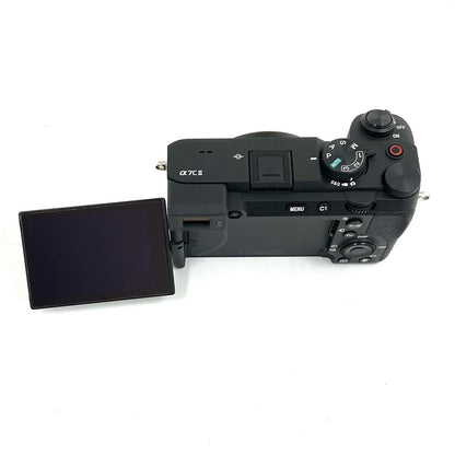 【全額返金保証】【最速発送】Sony デジタル一眼 α7C II ILCE-7CM2 ボディ ブラック 美品 動作確認済