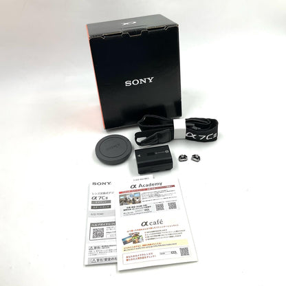 【全額返金保証】【最速発送】Sony デジタル一眼 α7C II ILCE-7CM2 ボディ ブラック 美品 動作確認済