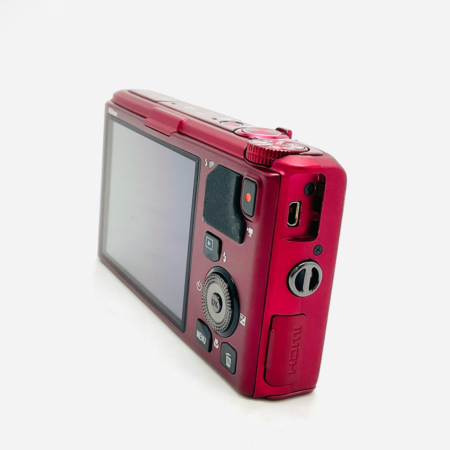 【全額返金保証】【最速発送】Nikon コンパクトデジタルカメラ COOLPIX S9500 レッド 動作確認済