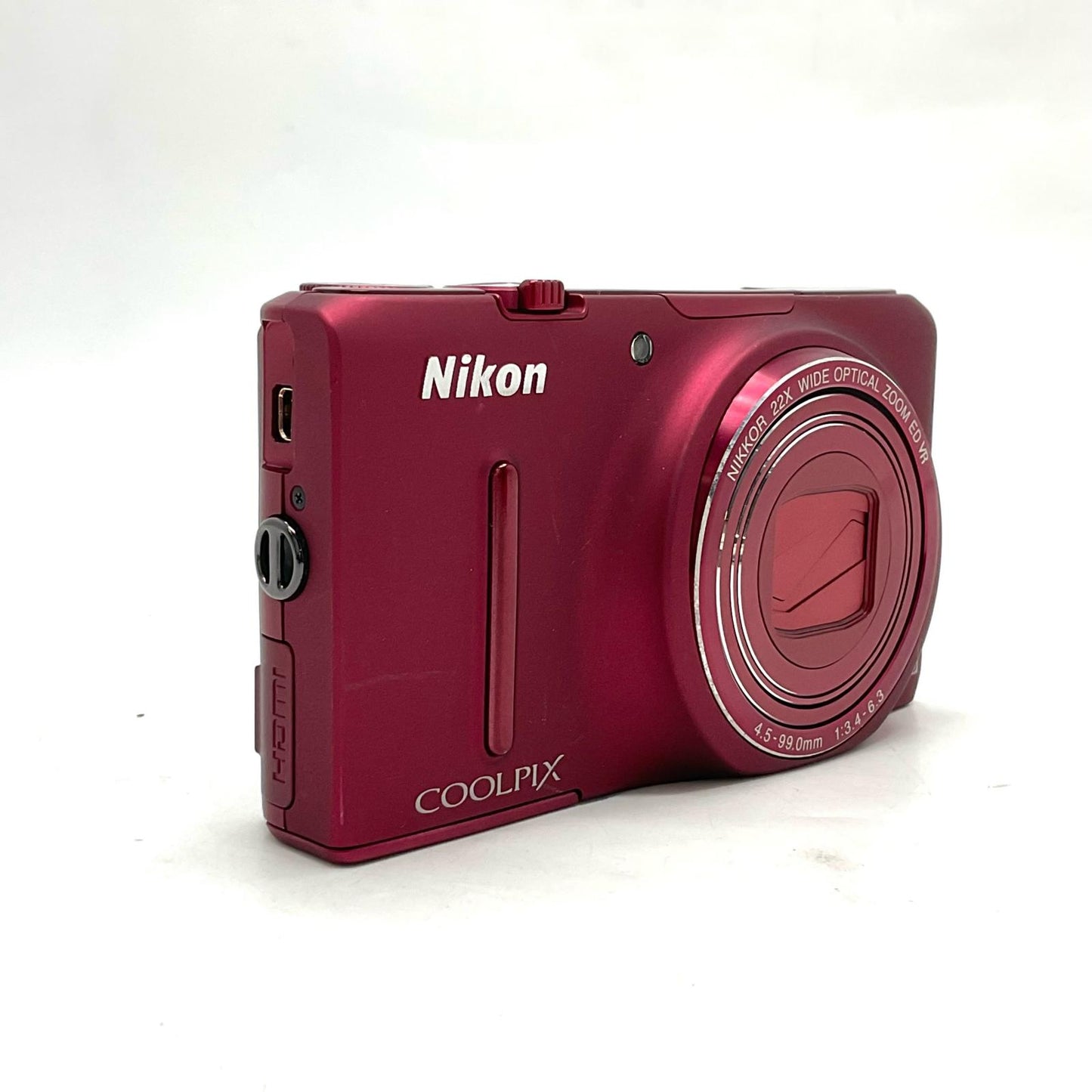 【全額返金保証】【最速発送】Nikon コンパクトデジタルカメラ COOLPIX S9500 レッド 動作確認済