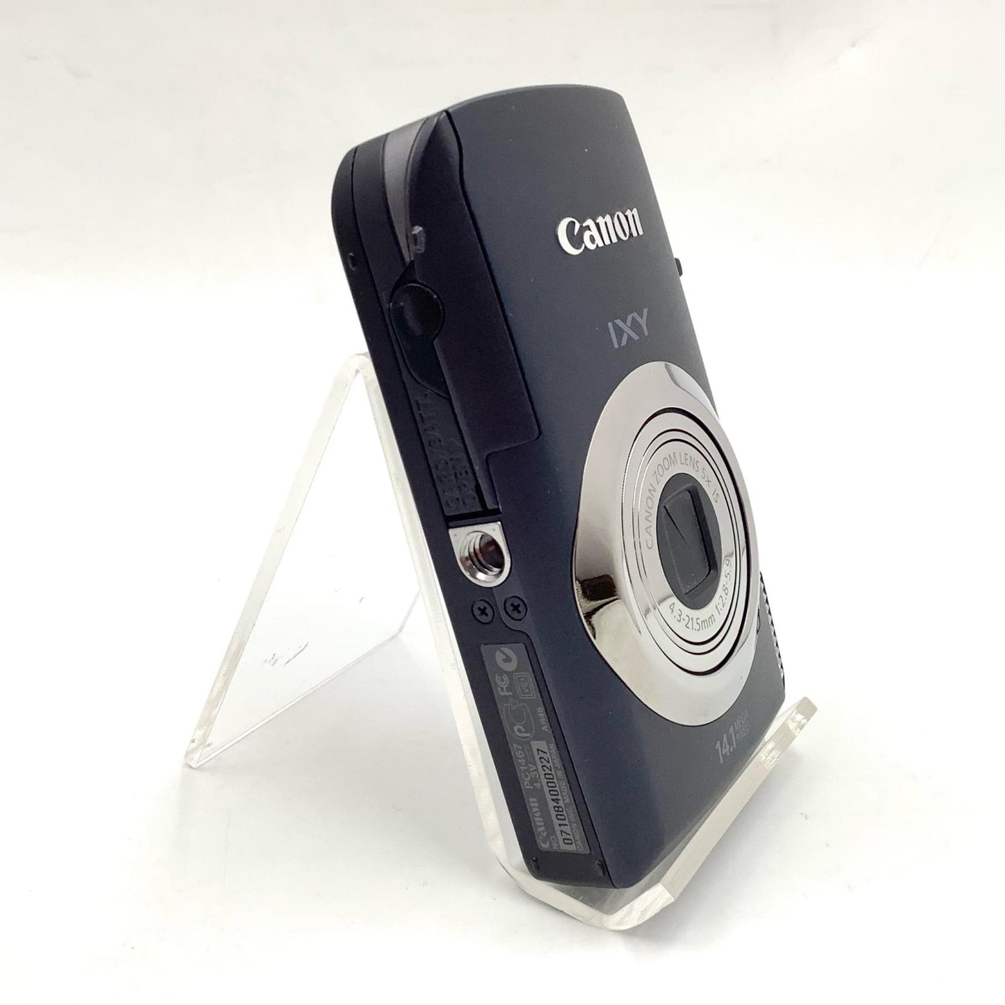 【全額返金保証】【最速発送】Canon コンパクトデジタルカメラ IXY 10S ブラック 美品 動作確認済