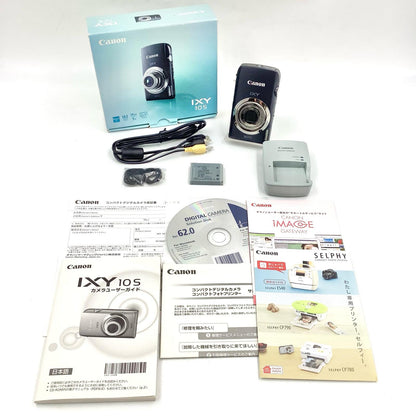 【全額返金保証】【最速発送】Canon コンパクトデジタルカメラ IXY 10S ブラック 美品 動作確認済