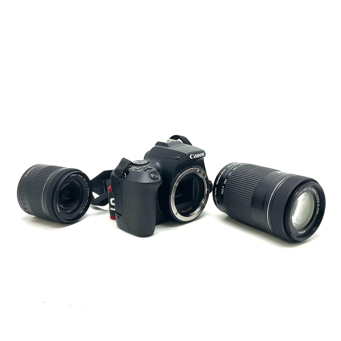 【全額返金保証】【最速発送】Canon デジタル一眼 EOS Kiss X10 ダブルズームキット ブラック 美品 動作確認済