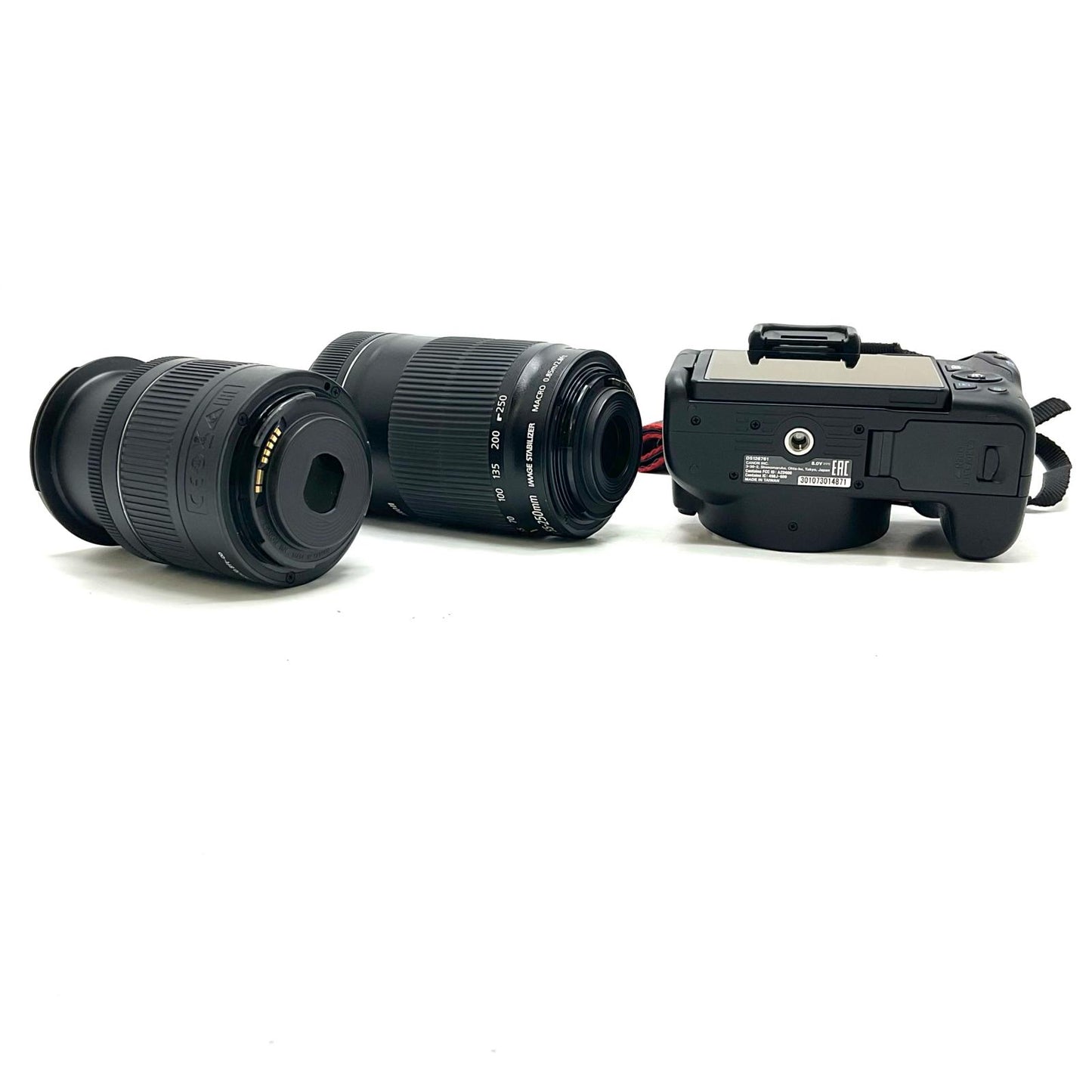 【全額返金保証】【最速発送】Canon デジタル一眼 EOS Kiss X10 ダブルズームキット ブラック 美品 動作確認済