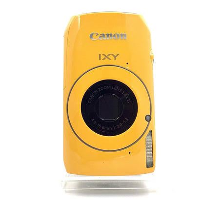 【全額返金保証】【最速発送】Canon コンパクトデジタルカメラ IXY 30S イエロー 美品 動作確認済