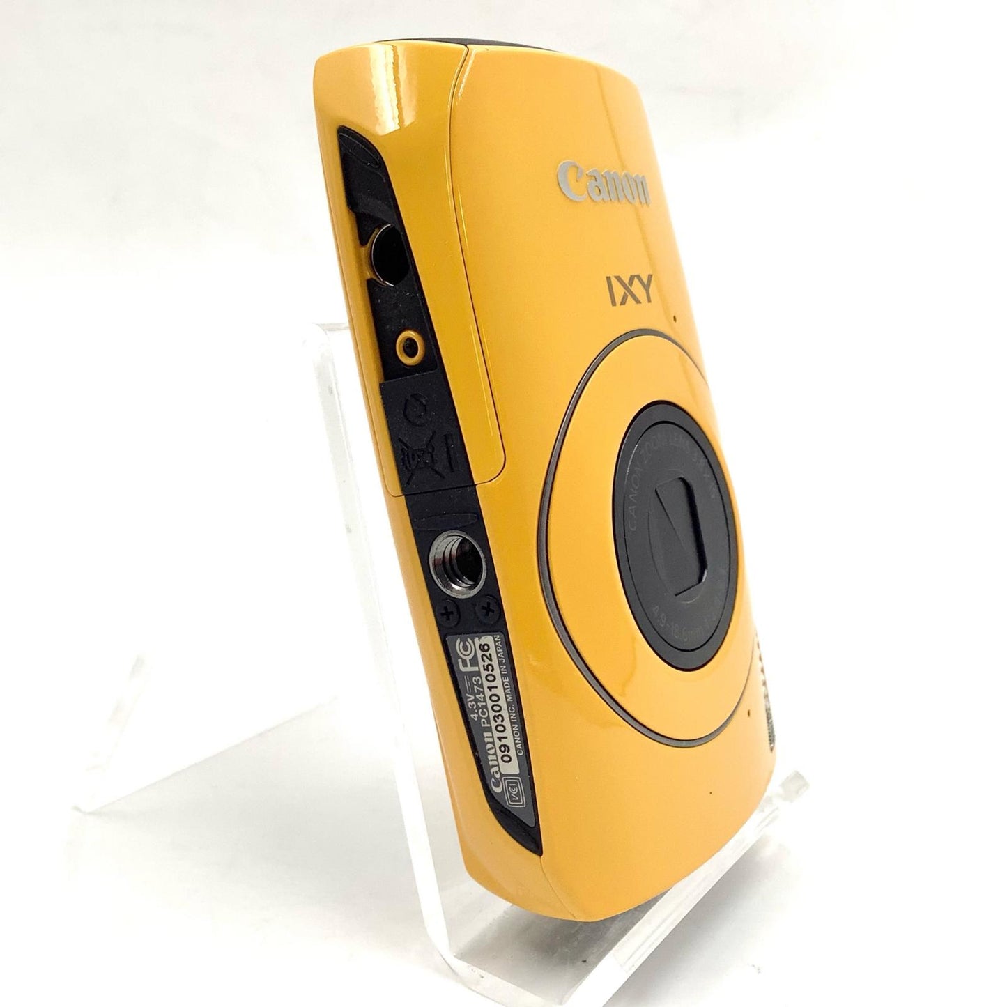 【全額返金保証】【最速発送】Canon コンパクトデジタルカメラ IXY 30S イエロー 美品 動作確認済