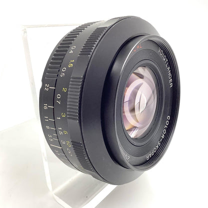 【全額返金保証】【最速発送】 Voigtlander COLOR-SKOPAR 20mm F3.5 SLII N Aspherical Canon EFマウント 美品 動作確認済